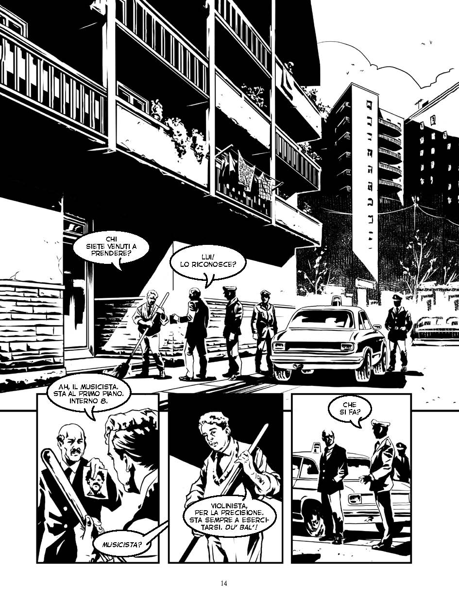 Nicola Pesce Milano Criminale Il solista del mitra fumetto noir