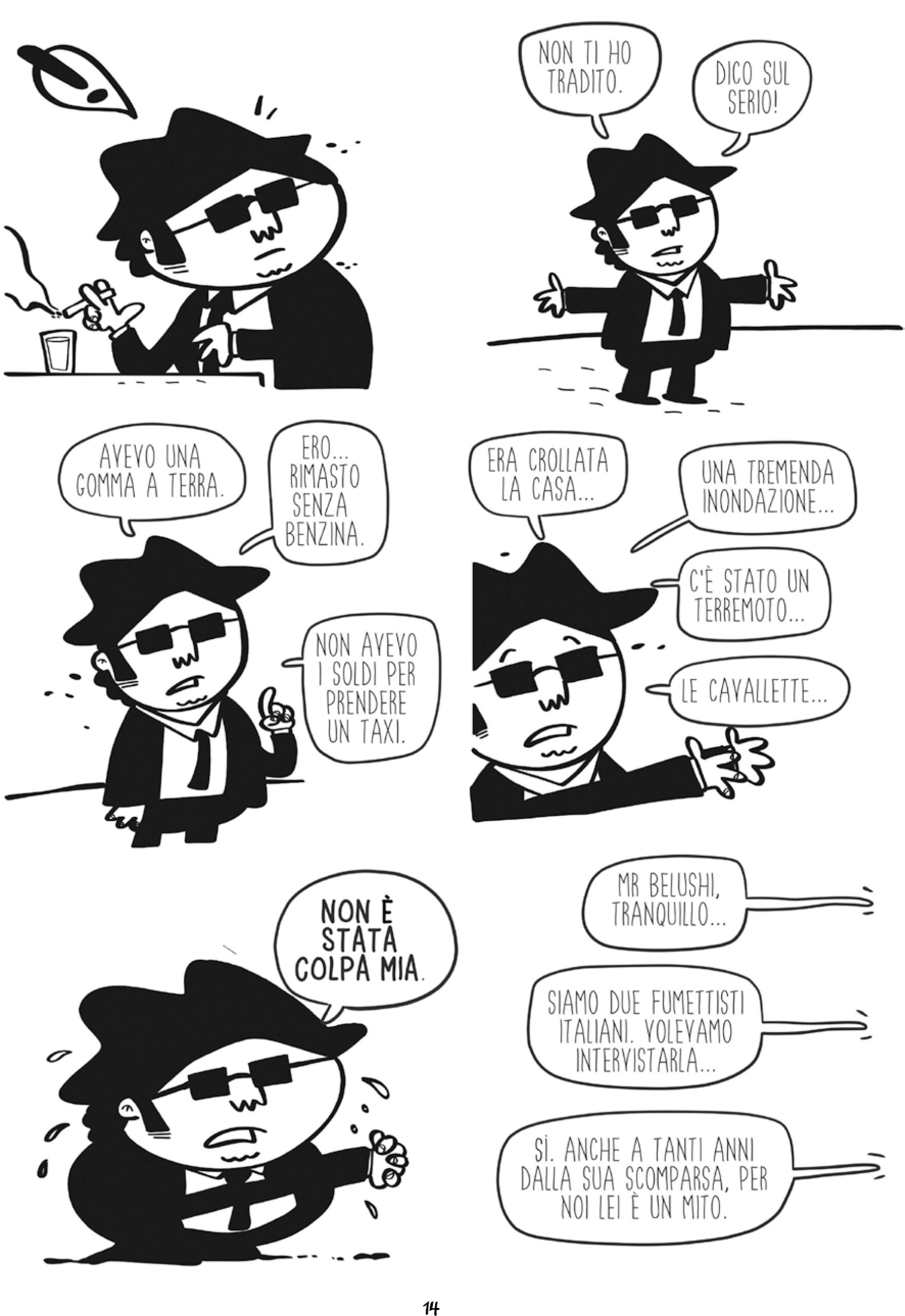 BeccoGiallo Biografie Vita eccessiva di John Belushi fumetto 128 pp