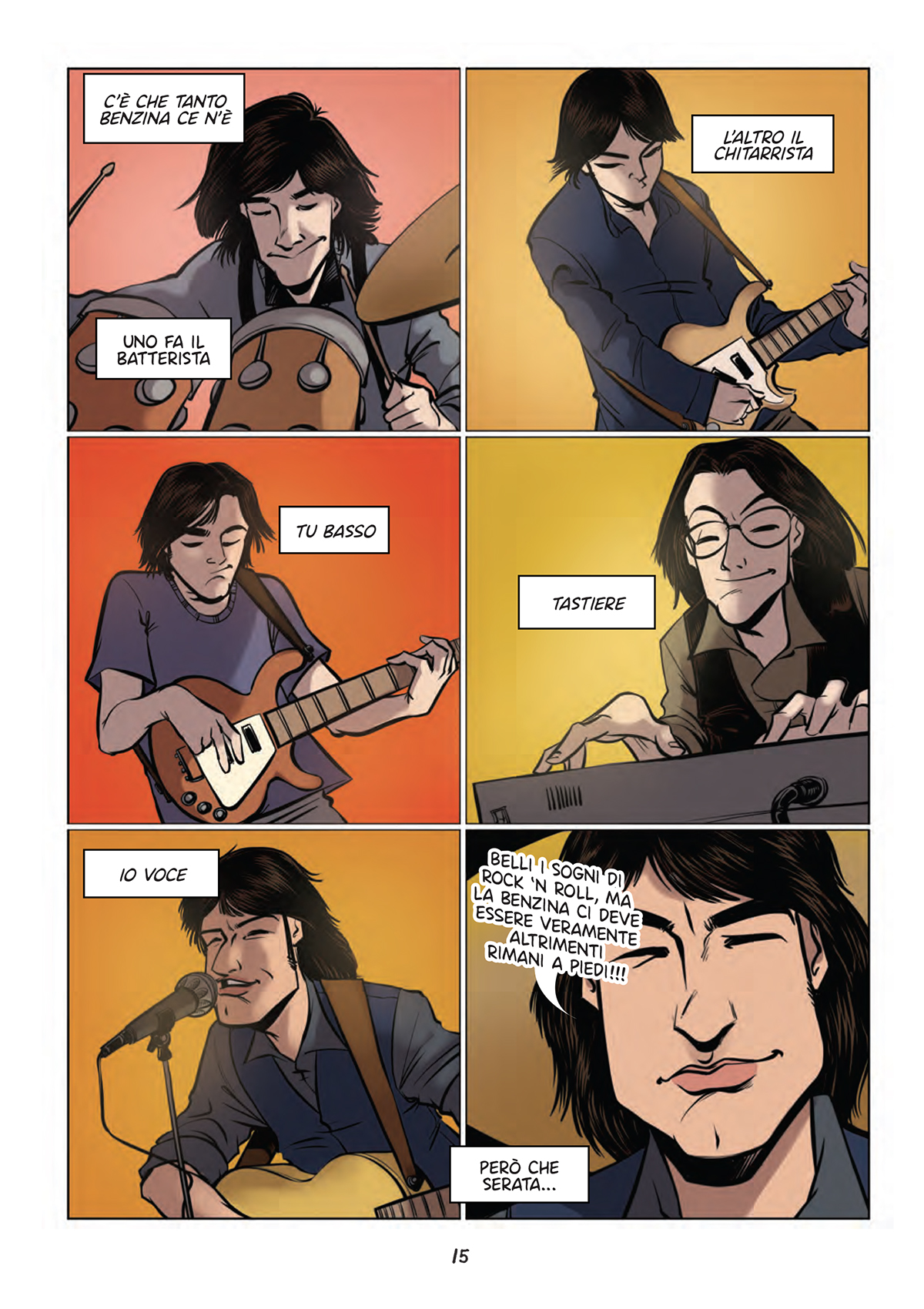 BeccoGiallo unplugged Ligabue Sogni di Rock'n'roll fumetto 128 pp