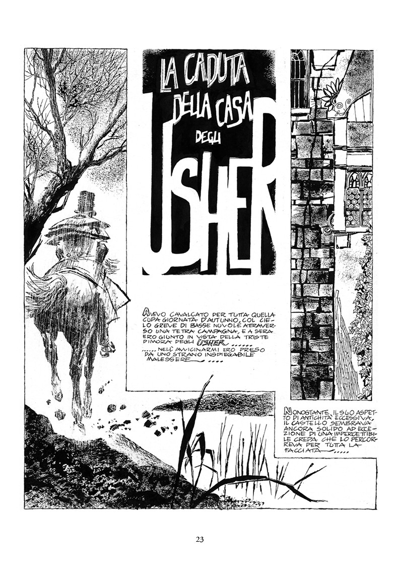 Edgar Allan Poe Horror fumetto racconti gotici brossurato