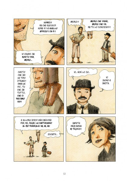 BeccoGiallo Biografie Ballata per Fabrizio De Andrè fumetto cartonato