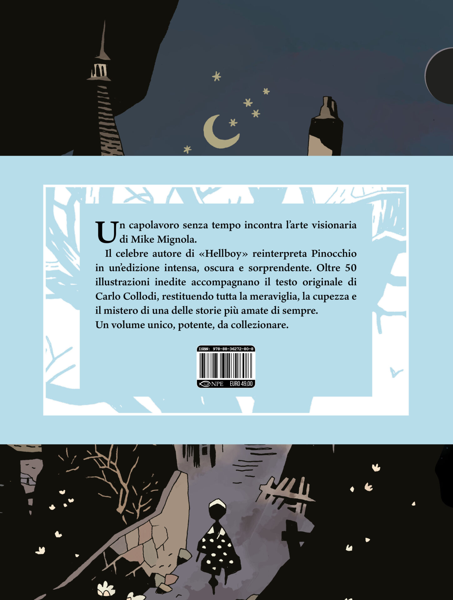 Nicola Pesce Nuvole Pinocchio illustrato da Mike Mignola fumetto