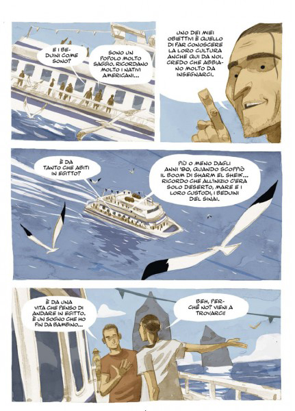 BeccoGiallo Graphic Journalism Sinai fumetto 160 pp cartonato