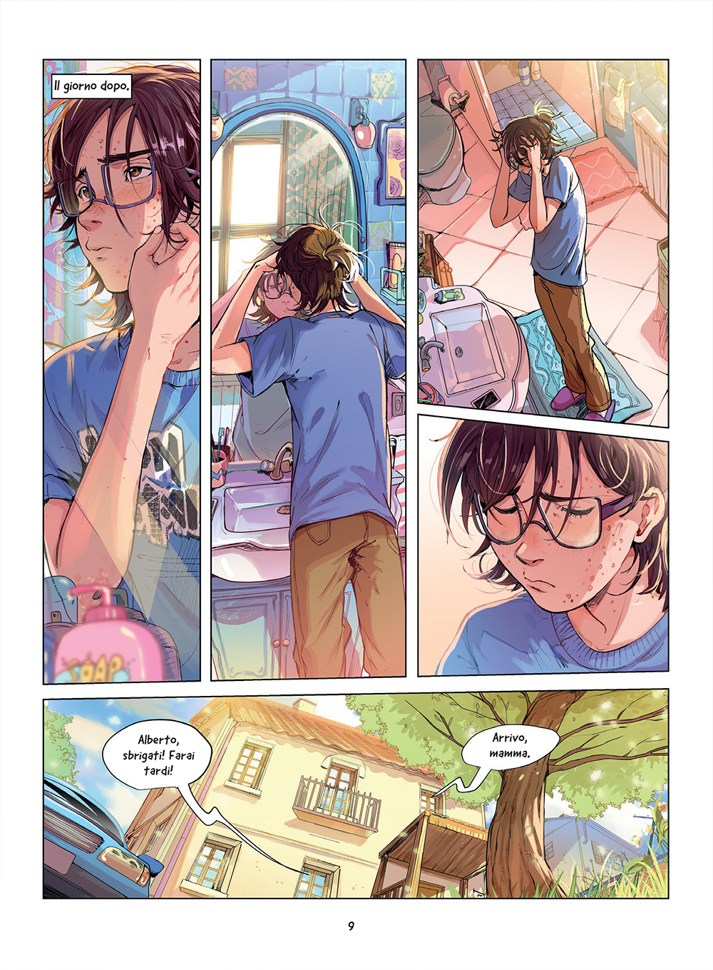 BeccoGiallo Kids School of Love 3 fumetto brossura colori