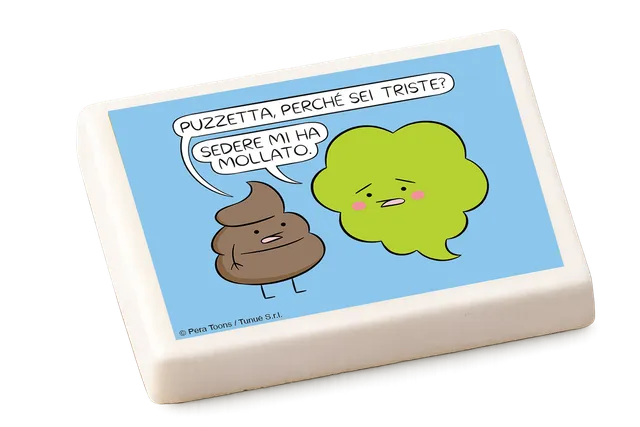 Tunuè Pera Toons Gomma Puzzetta gadget scuola