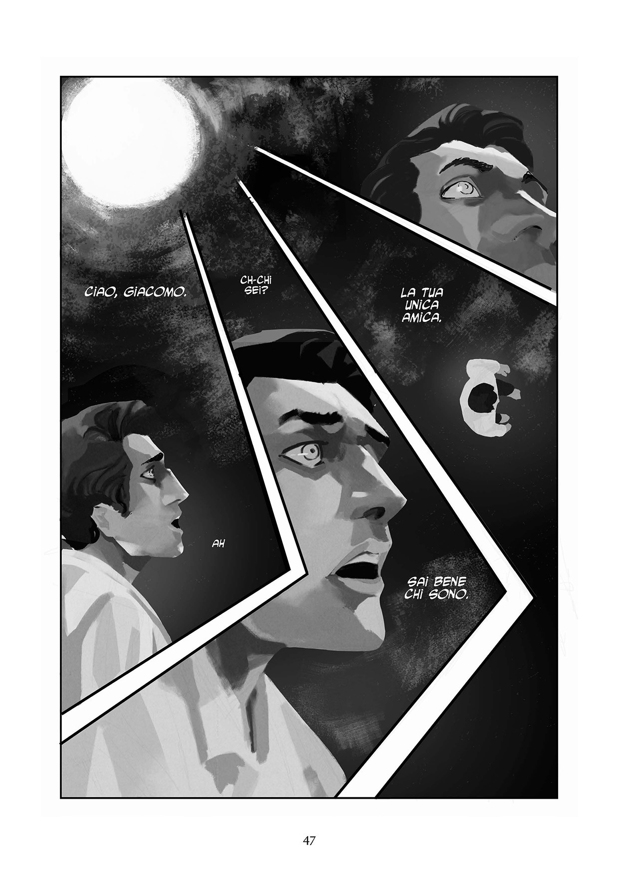 Nicola Pesce Leopardi L’infinito fumetto poesia classica