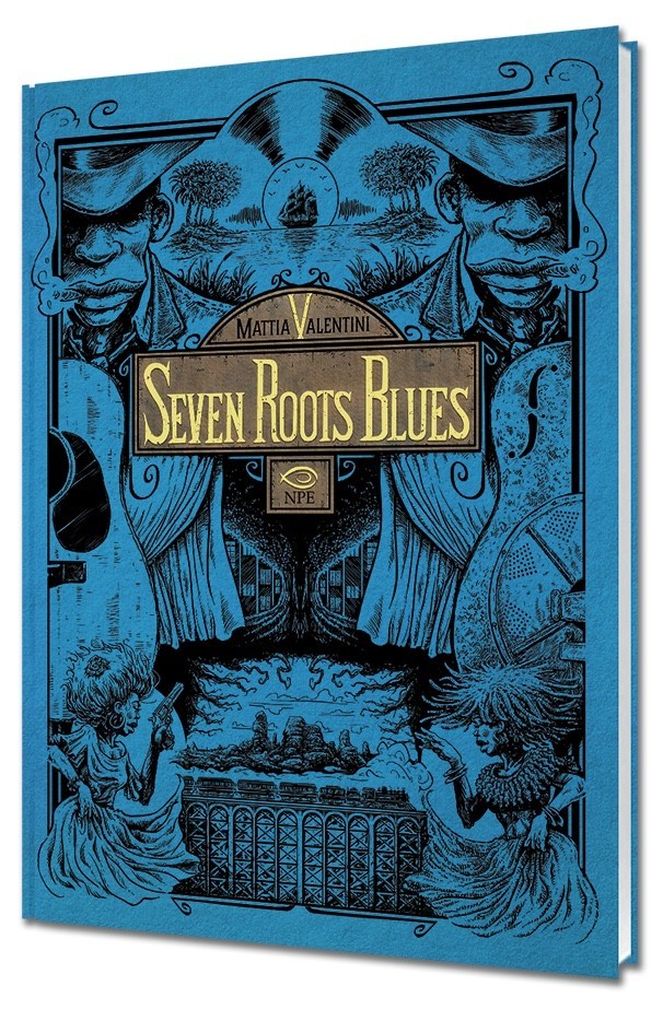 Nicola Pesce Seven Roots Blues fumetto Music & Comics brossurato