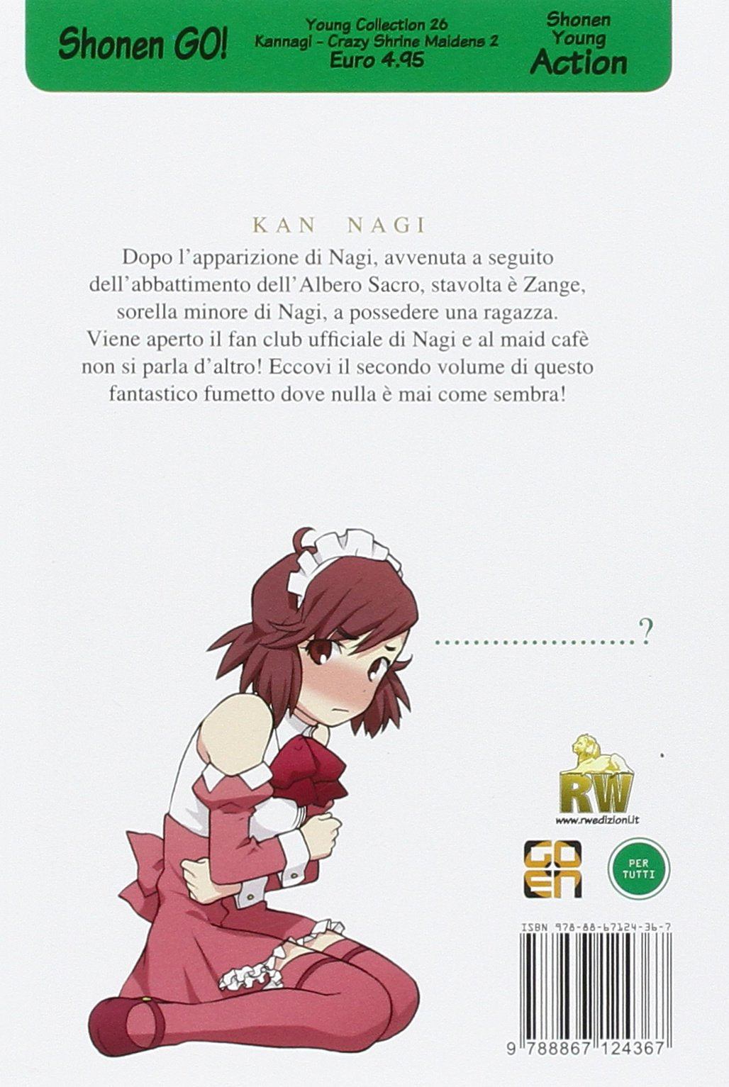 Goen Young Kannagi 2 manga volume 26 commedia fantasy
