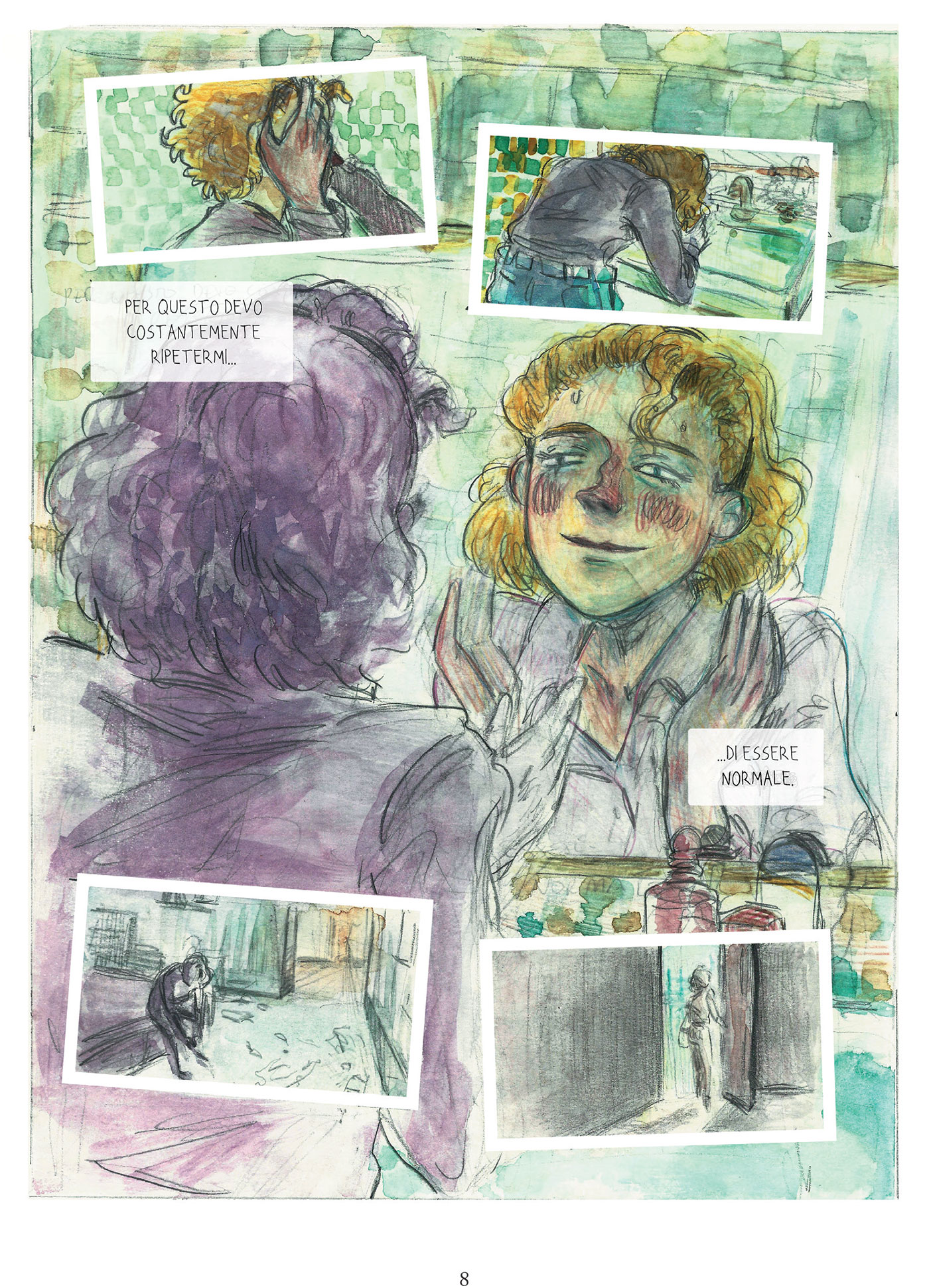 BeccoGiallo Fiction Gianna graphic novel brossura 136 pp colori