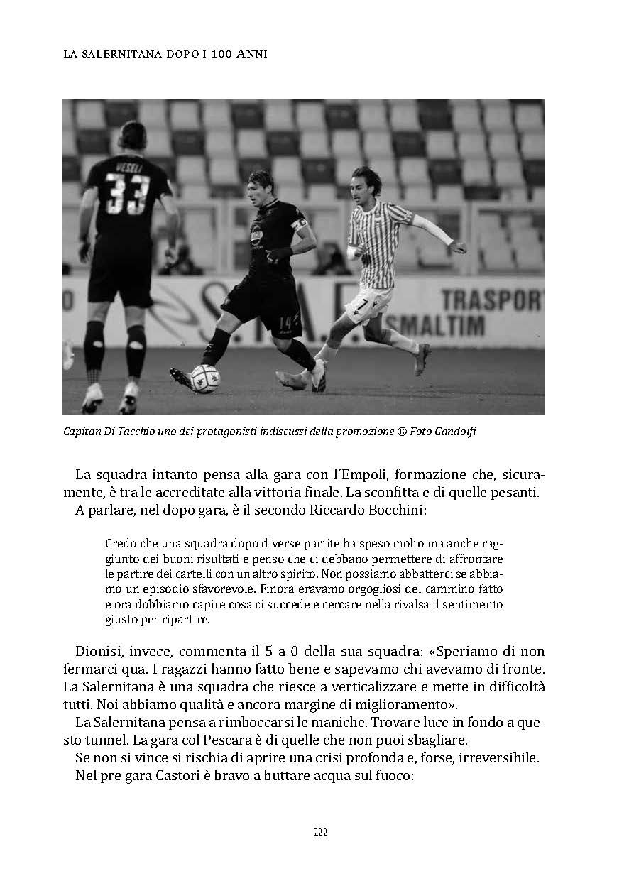 Nicola Pesce Saggistica La Salernitana dopo 100 Anni libro