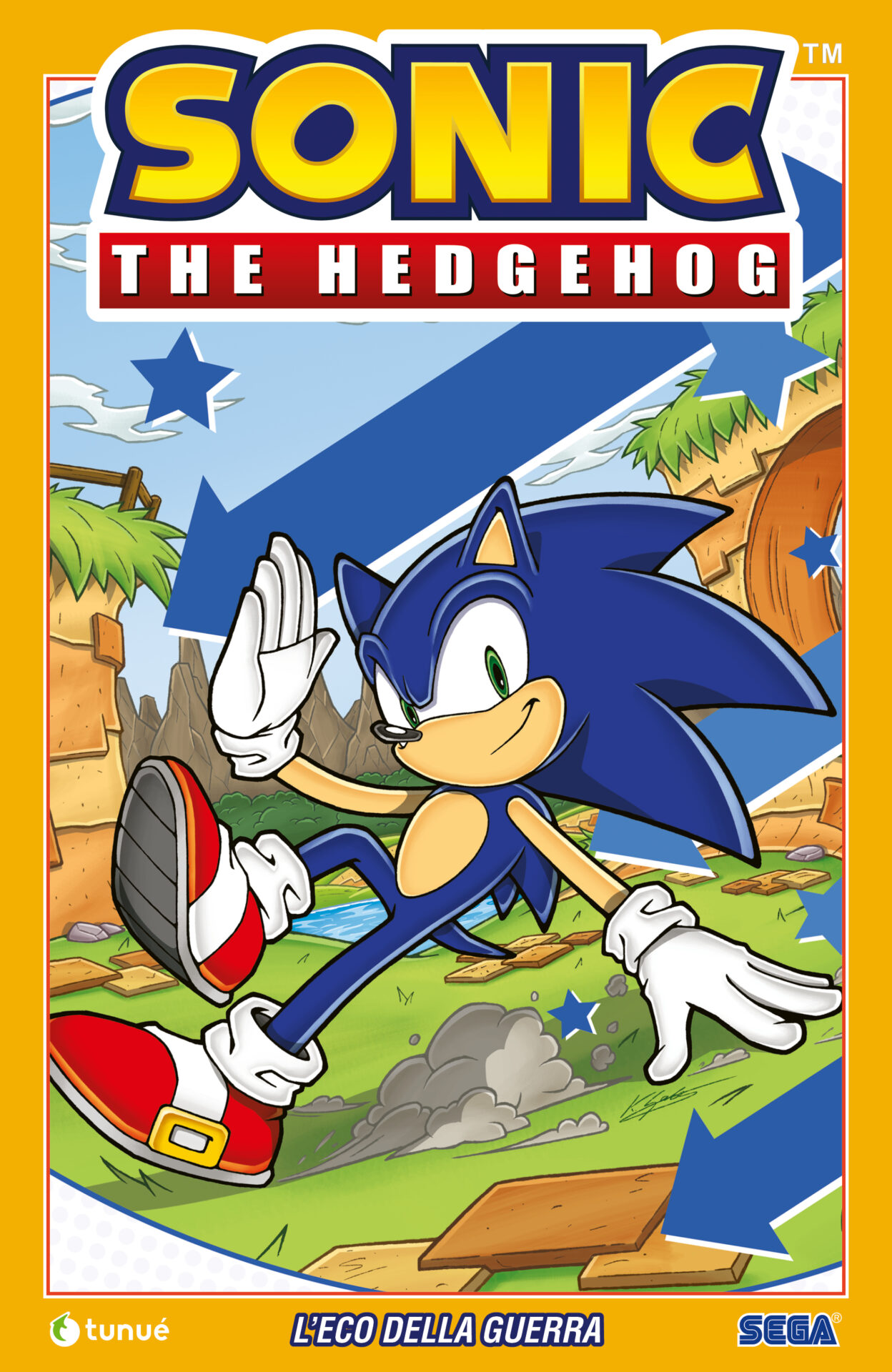 Tunue Kids Sonic Vol 1 Eco della Guerra variant fumetto