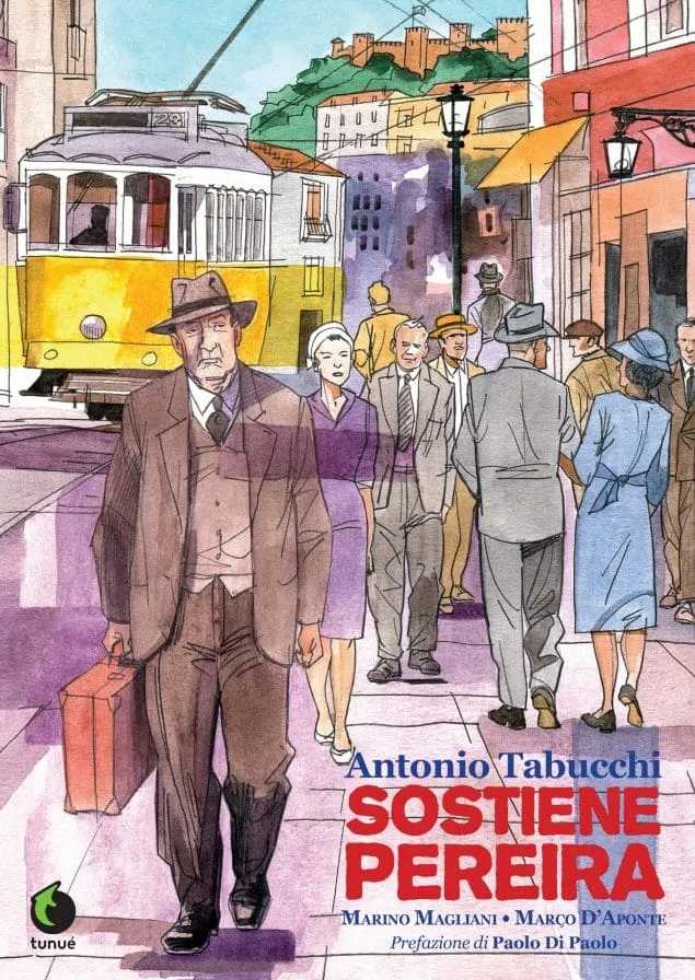 Tunuè Sostiene Pereira graphic novel fumetto storico Lisbona