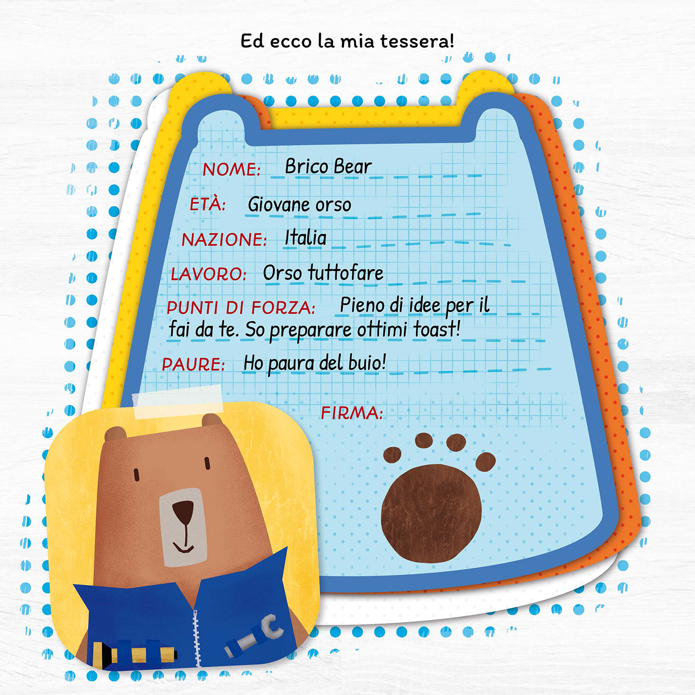 BeccoGiallo Kids Brico Bear Missione Blackout! albo 48 pagine colori