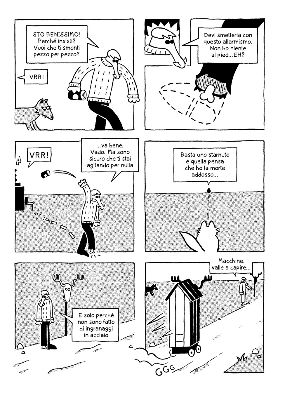 BeccoGiallo Fiction Il futuro è un morbo oscuro, dottor Zurich! fumetto brossura