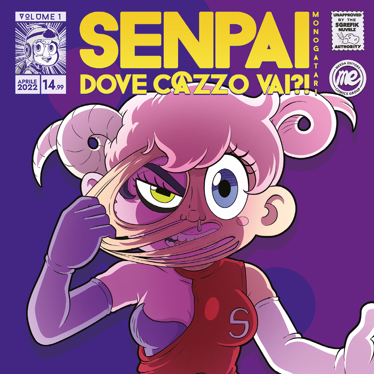 Merda Editore Senpai dove vai Monogatari 1 fumetto primo volume