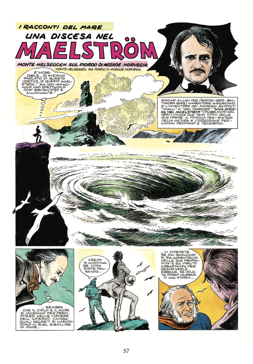 Nicola Pesce Franco Caprioli Letteratura di mare fumetto volume