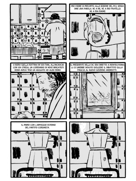BeccoGiallo Graphic Journalism Il sequestro Moro fumetto 144 pp b/n