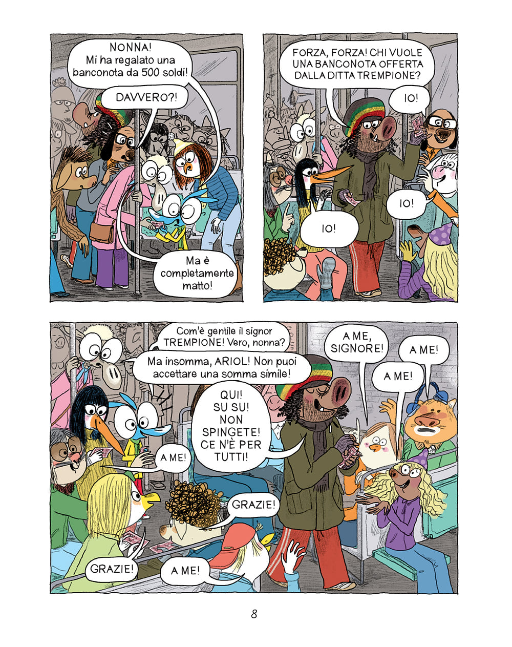 BeccoGiallo Kids Ariol 13 Il papero musicista fumetto 128 pg colori