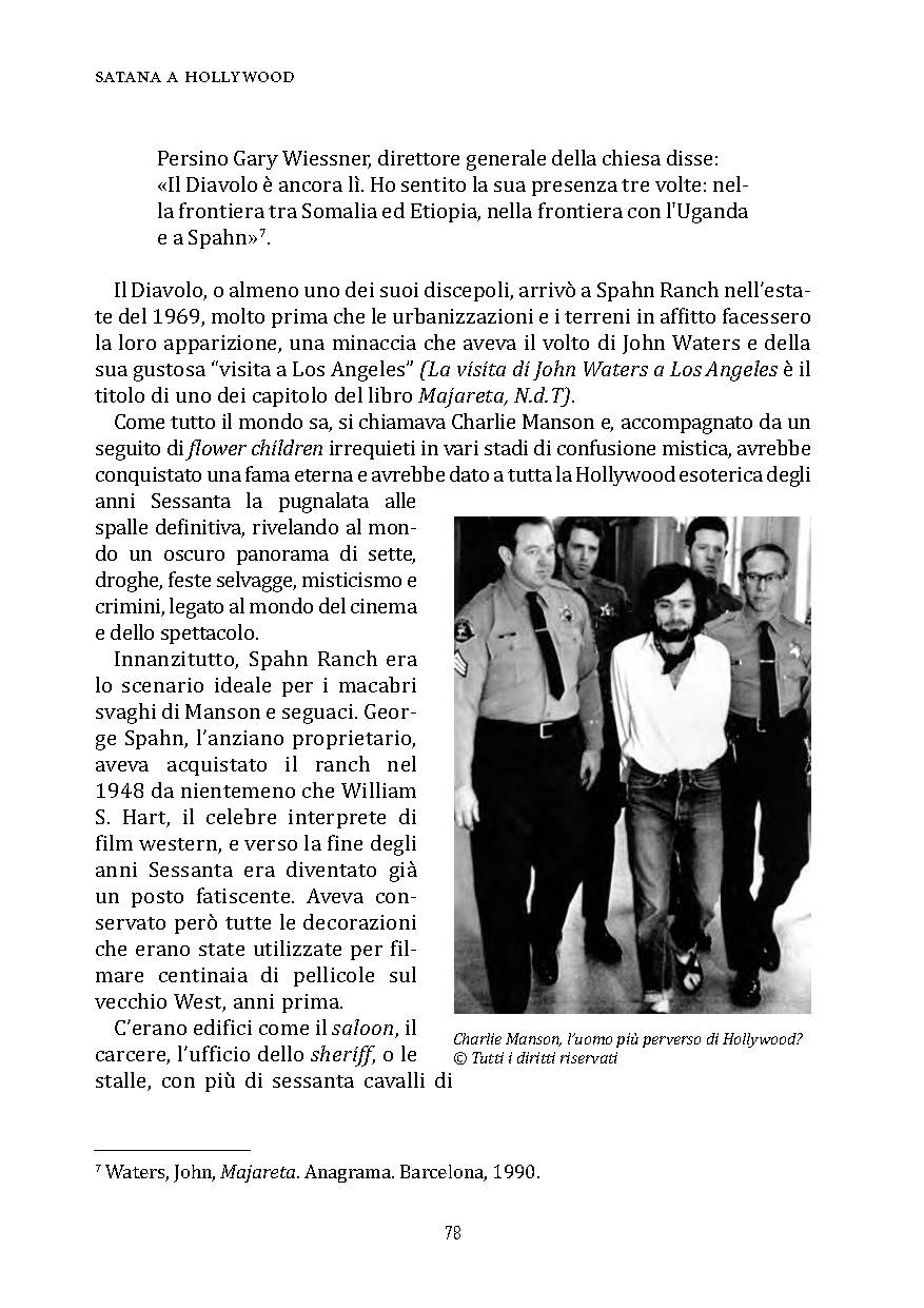 Nicola Pesce Satana a Hollywood libro Saggistica Narrativa volume