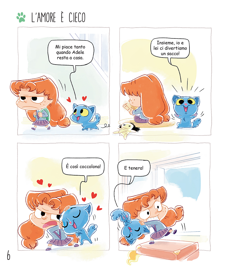 BeccoGiallo Kids Ajax Il gatto sta bene fumetto 64 pagine colori