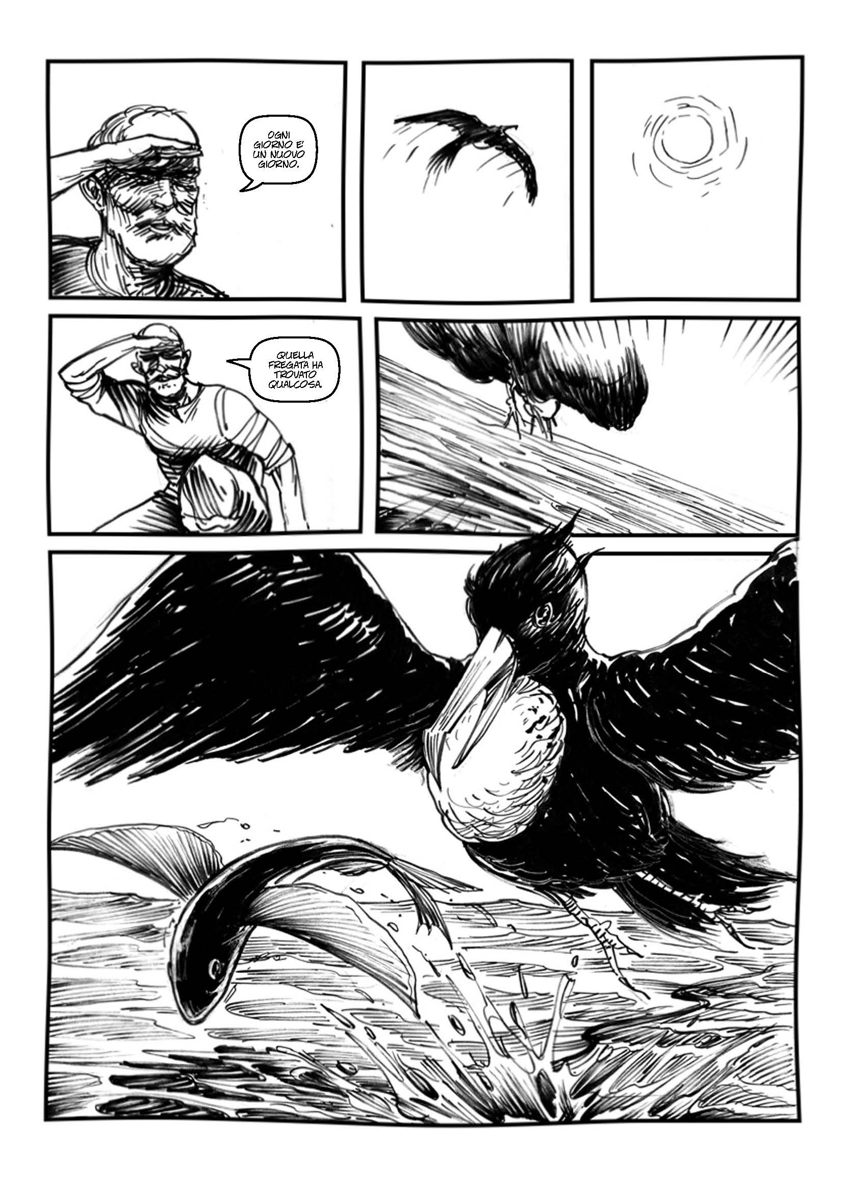 Nicola Pesce Altro Il Vecchio e il Mare graphic novel brossurata