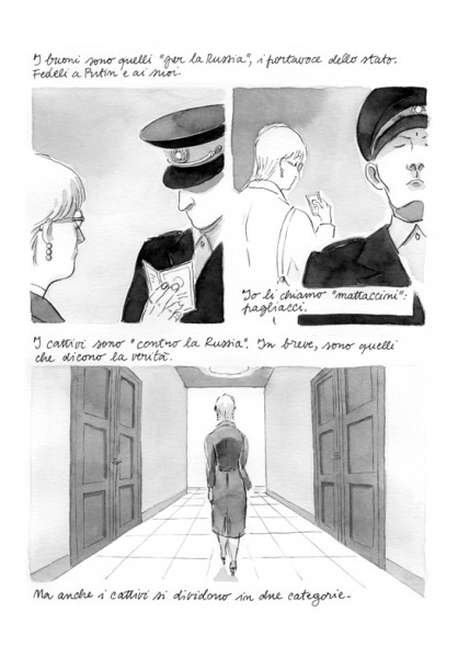 BeccoGiallo Biografie Anna Politkovskaja fumetto 128 pp b/n