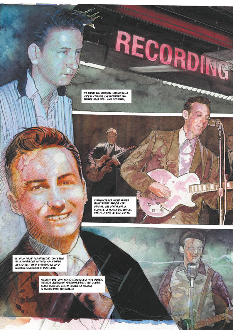 Nicola Pesce Music & Comics Elvis fumetto biografico