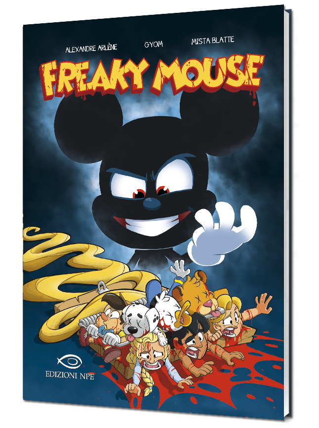 Nicola Pesce Nuvole in Tempesta Freaky Mouse fumetto brossurato