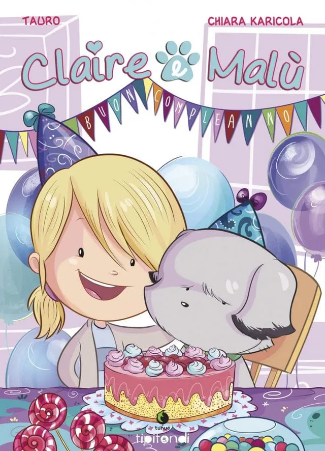 Tunué Tipitondi Claire e Malù fumetto kids bambina e cane