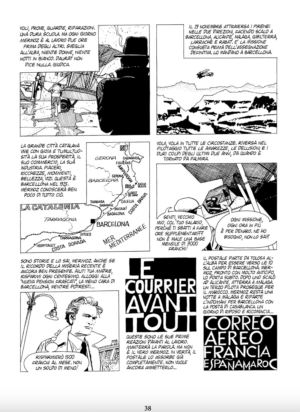 Attilio Micheluzzi Mermoz fumetto volume italiano