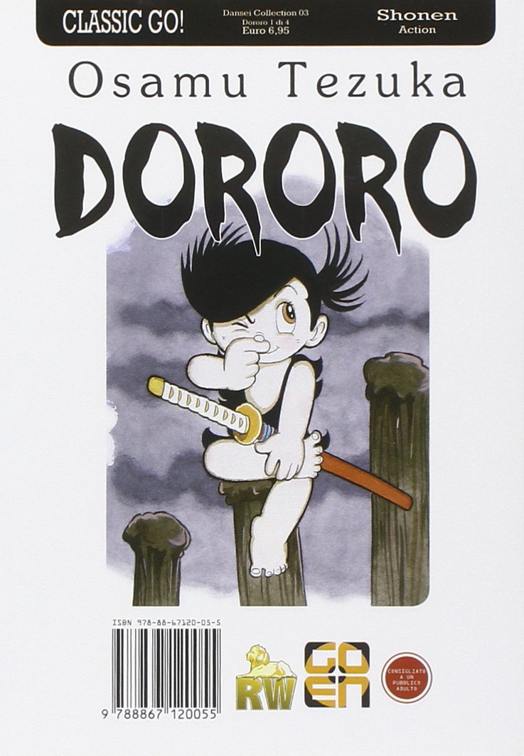 Goen Dororo 1 manga volume 1 di Tezuka storico