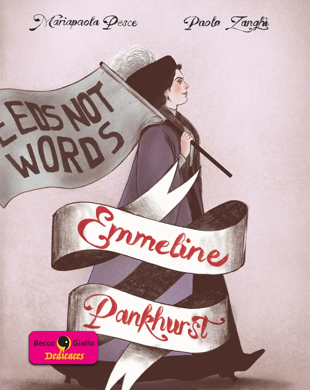 BeccoGiallo Merch Emmeline Pankhurst fumetto 112 pp b/n