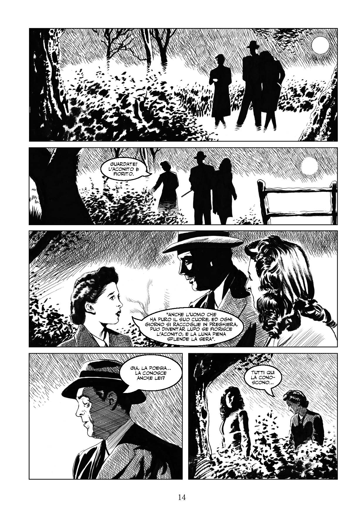 Nicola Pesce Horror L’uomo lupo fumetto brossurato