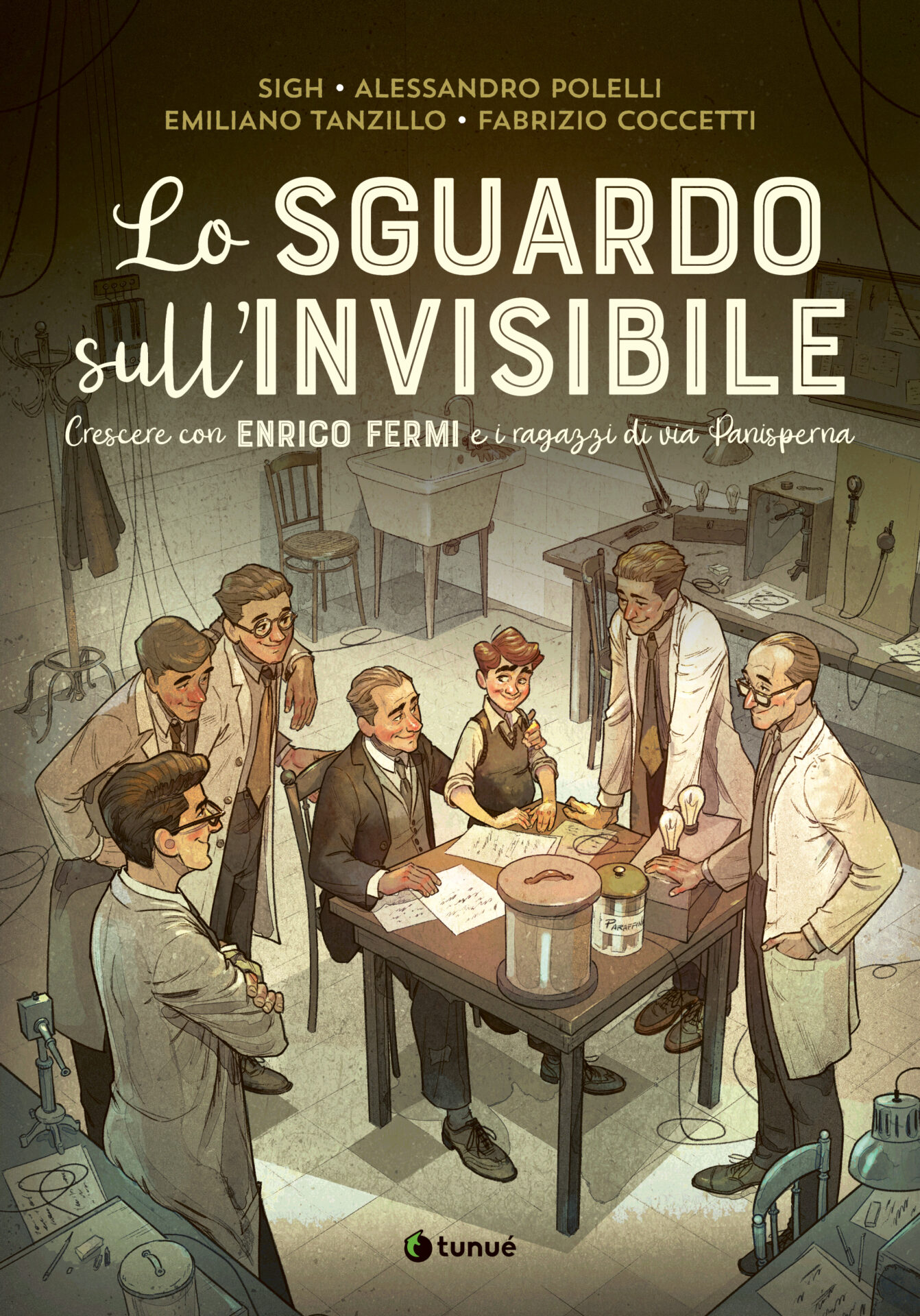 Tunué Album Lo sguardo sull'invisibile graphic novel Fermi scienza