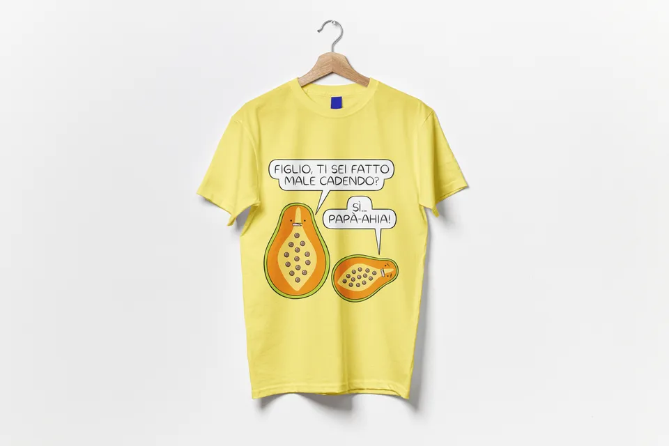 Tunuè Pera Toons t-shirt Papaya maglietta cotone ufficiale