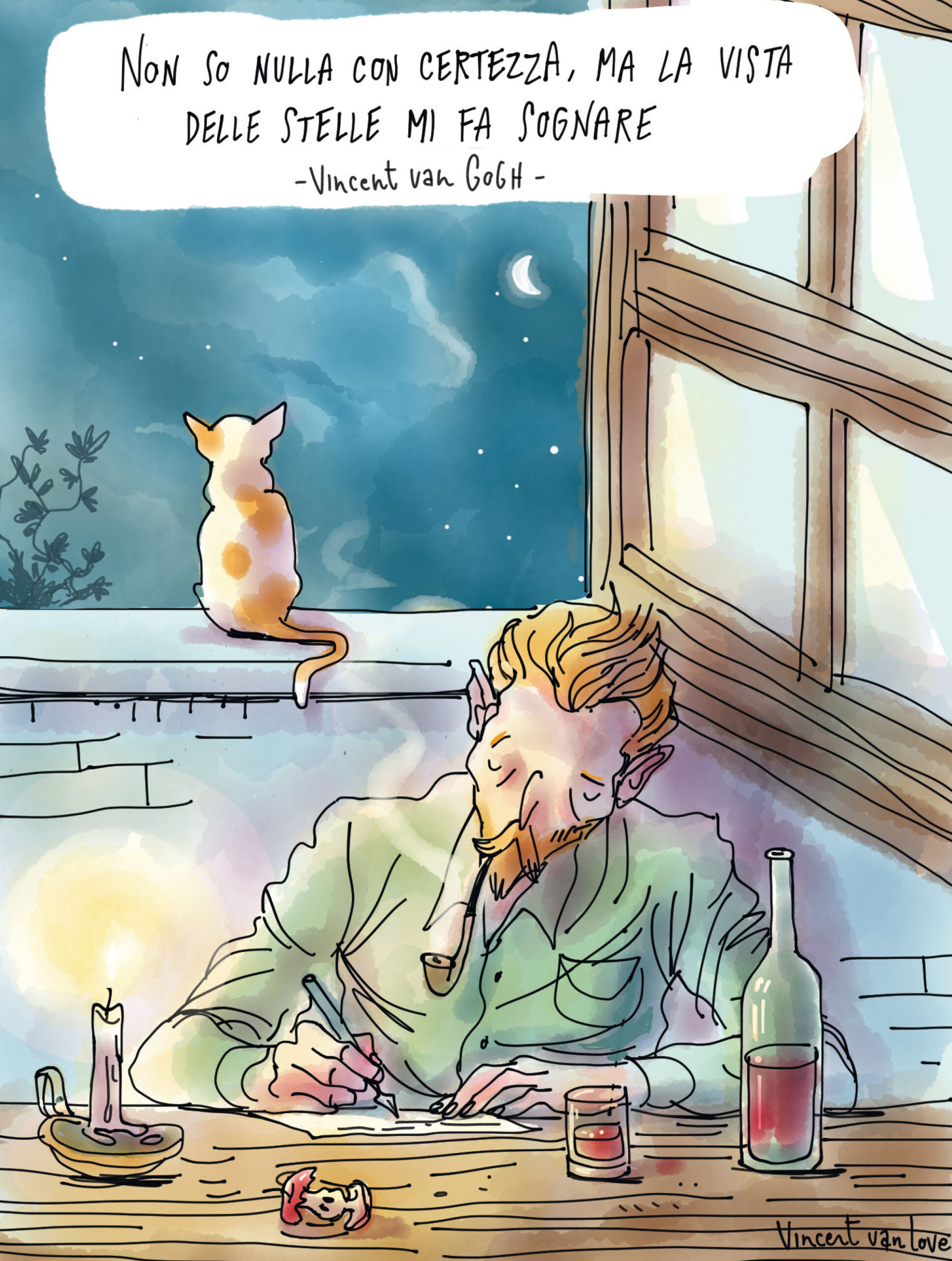 BeccoGiallo Webcomics Vincent Van Love fumetto 144 pp colori