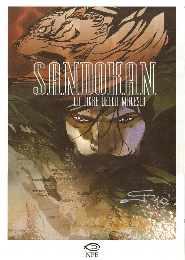 Nicola Pesce Maestri Sandokan 01 Di Giandomenico fumetto