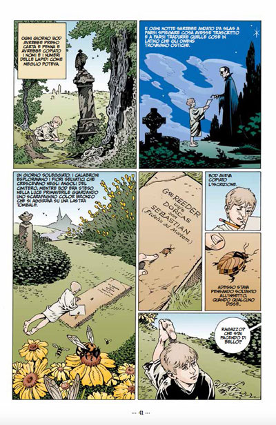 Nicola Pesce Nuvole The graveyard book cartonata fumetto