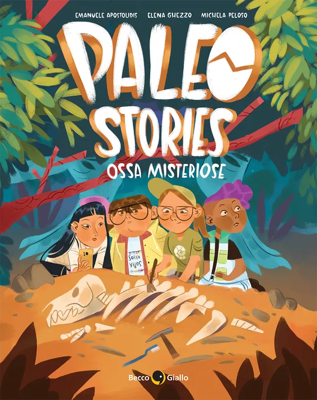 BeccoGiallo Kids Paleo Stories Ossa Misteriose fumetto 128 pp