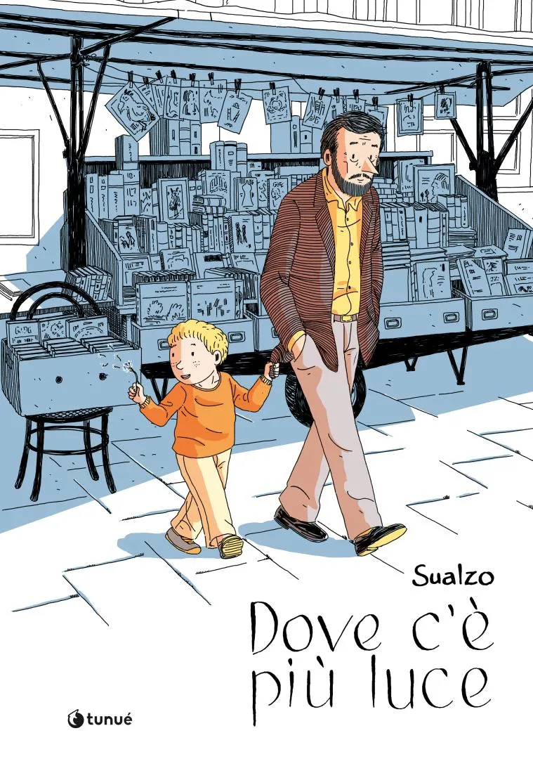 Tunuè Dove c'è più Luce graphic novel libreria brossura