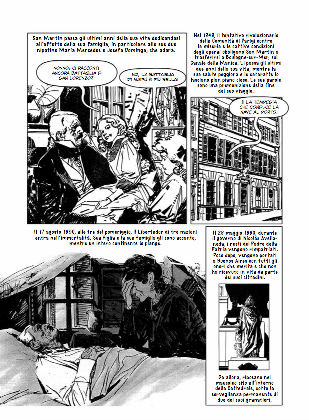 Nicola Pesce Breccia San Martín di Alberto Breccia fumetto