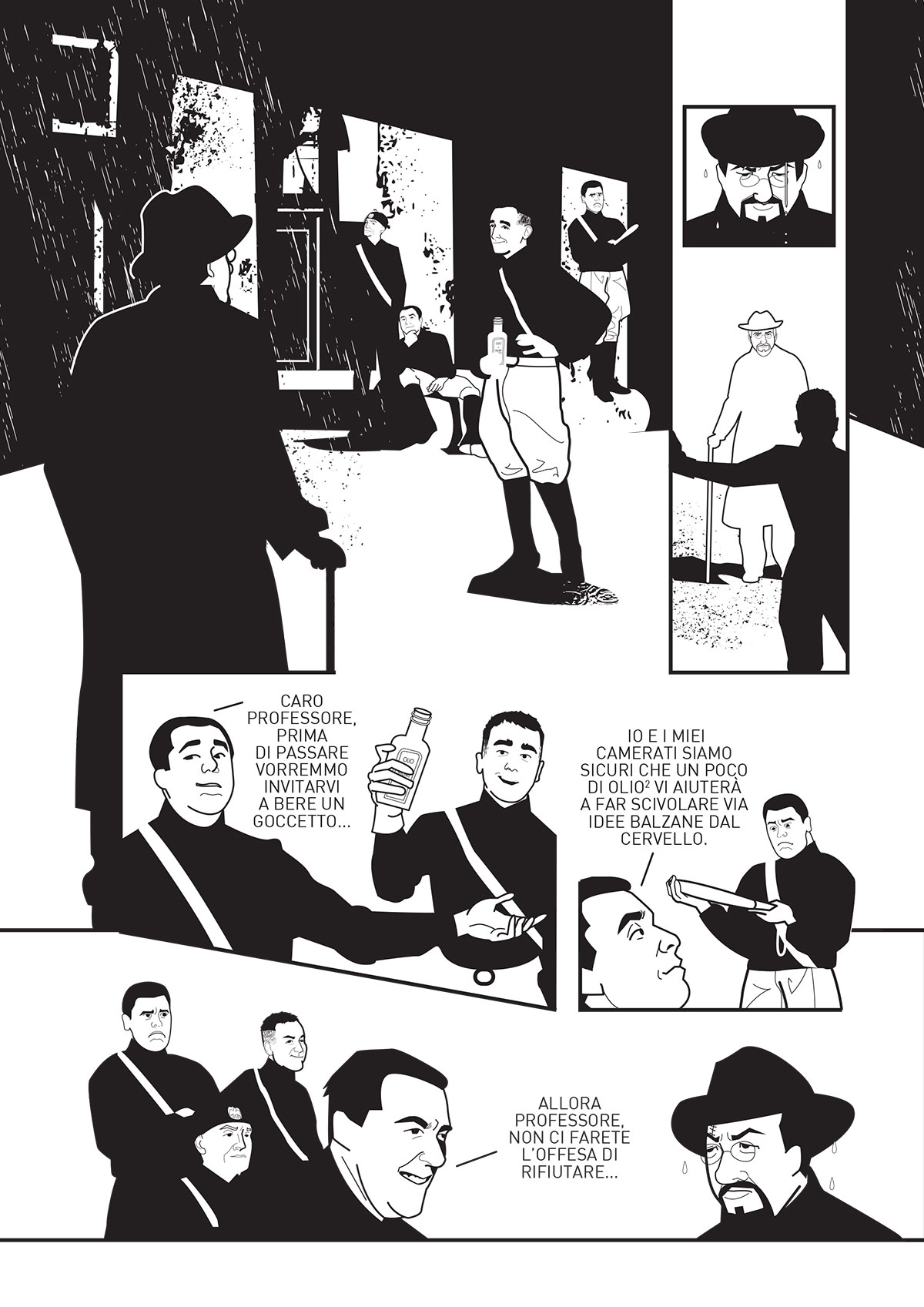 BeccoGiallo Fiction Pugnali Neri graphic novel brossura 336 pp