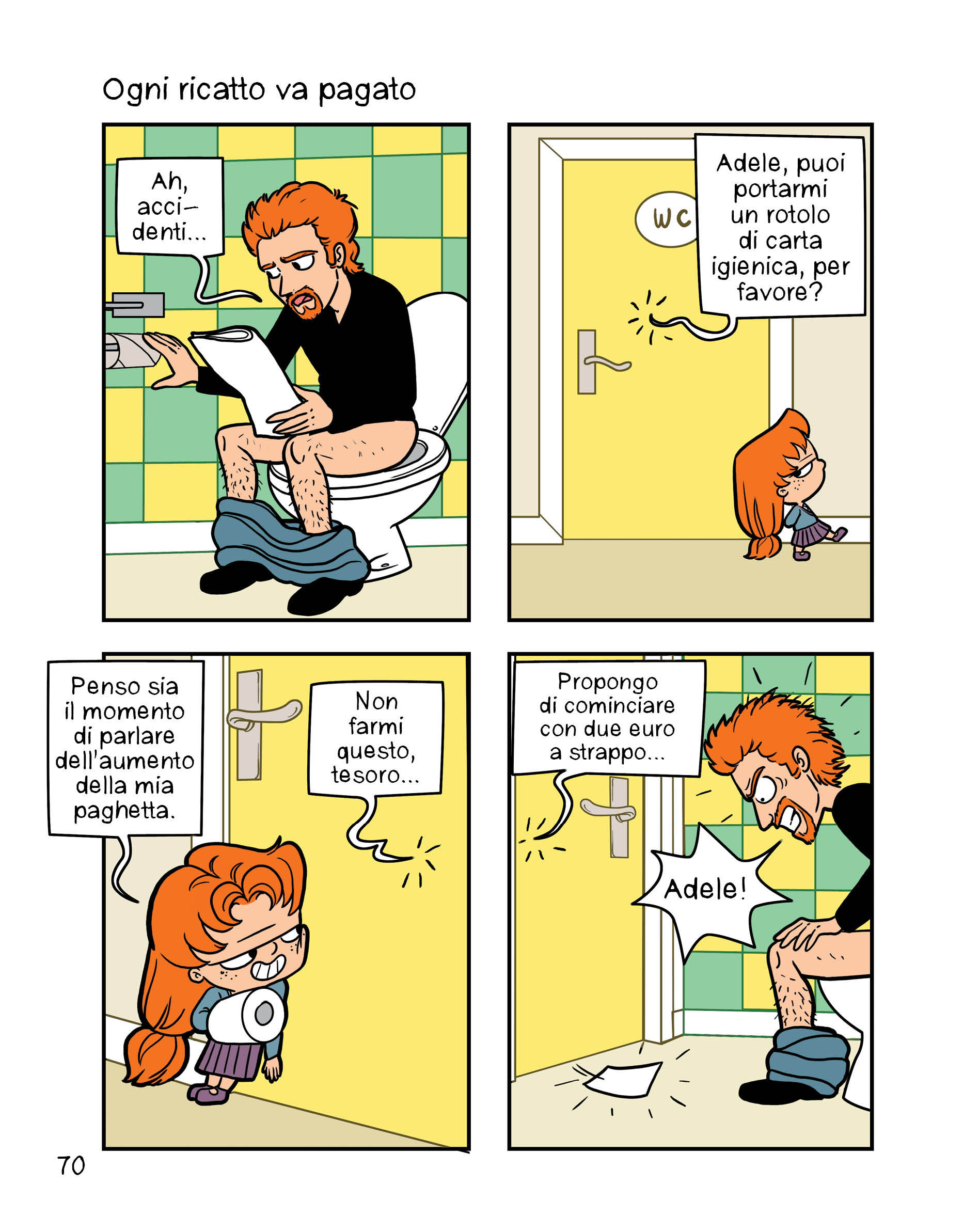 BeccoGiallo Kids Adele Crudele Non è colpa mia! fumetto 96 pp