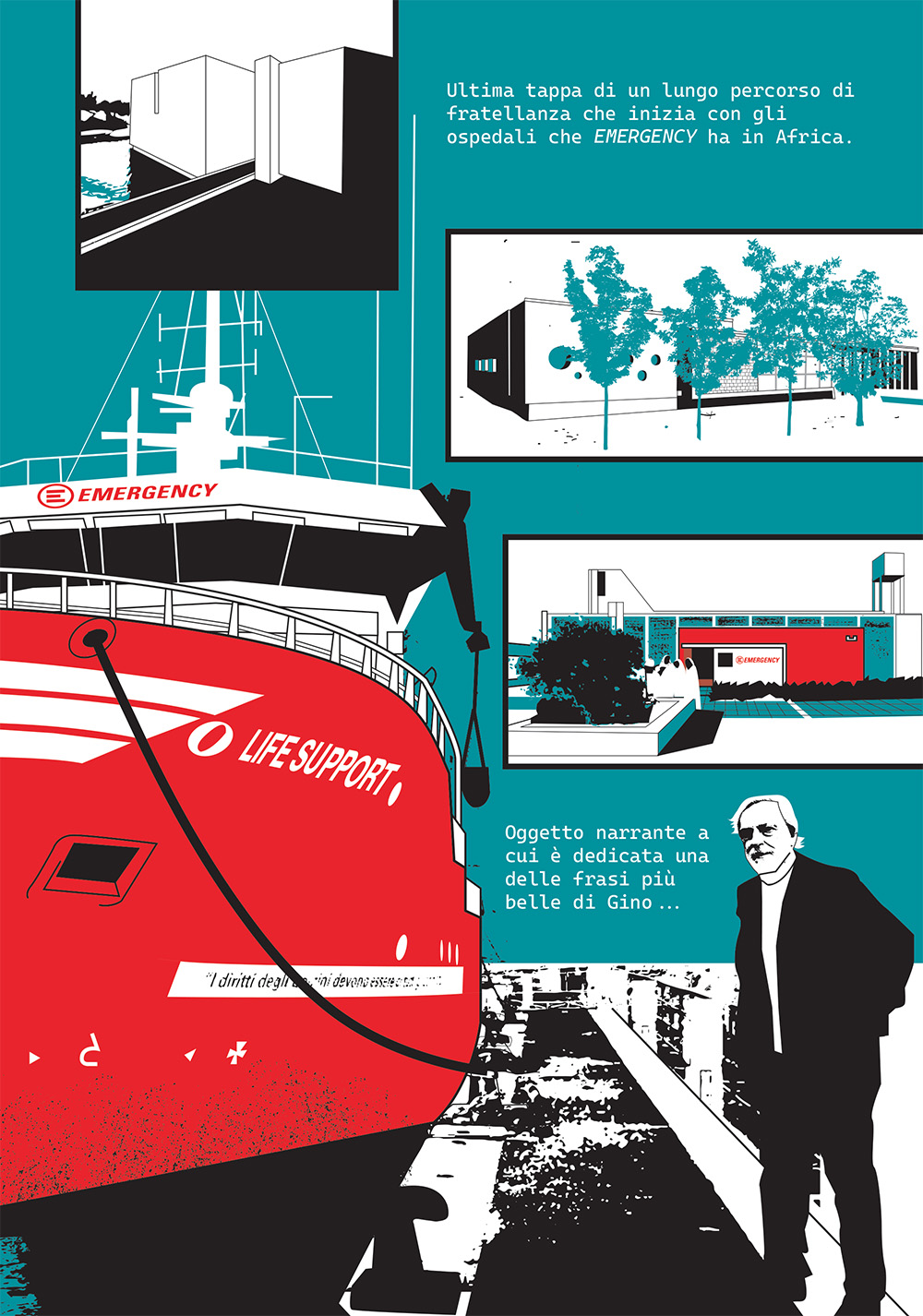 BeccoGiallo Graphic Journalism La nave fumetto 180 pp Life Support