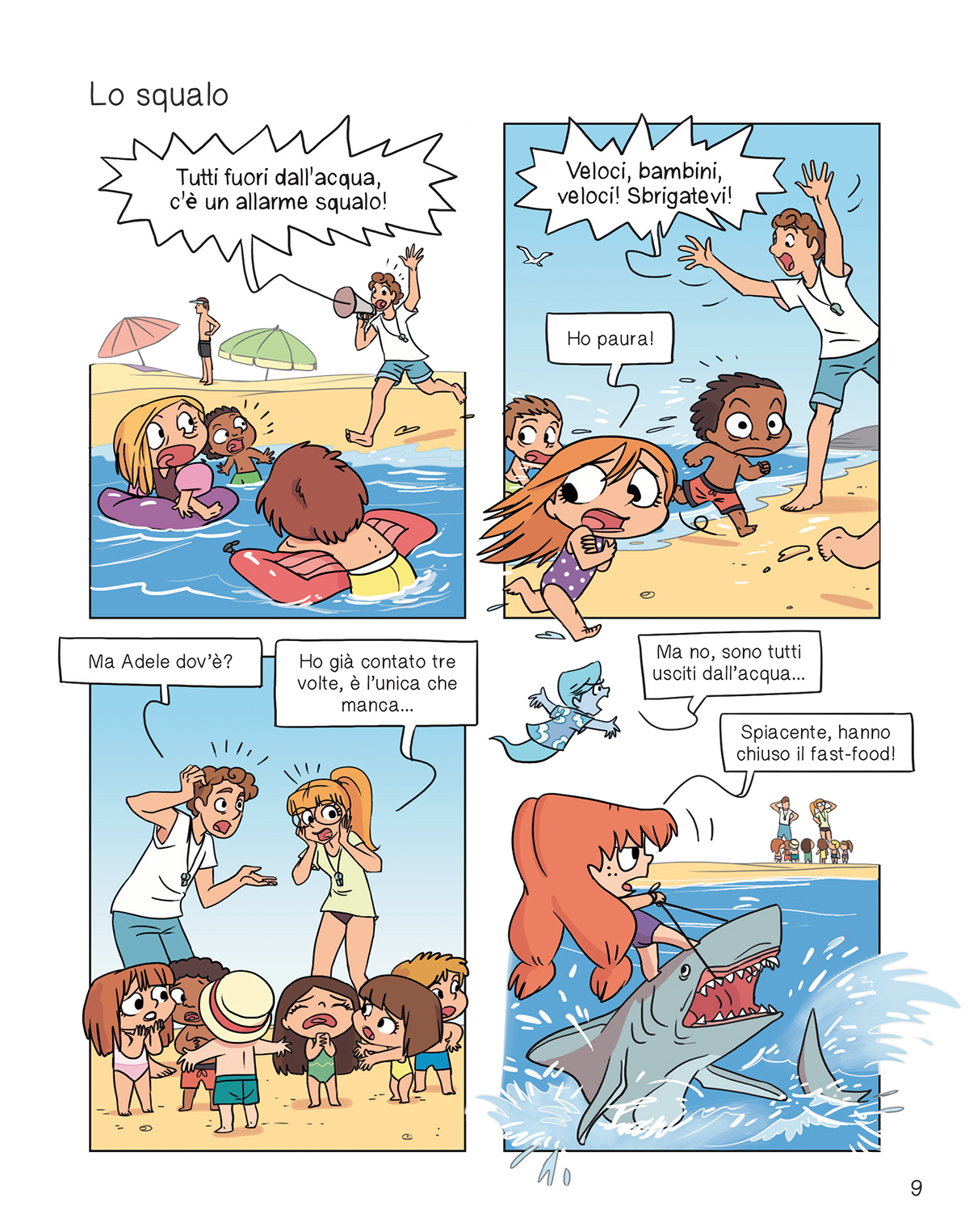 BeccoGiallo Kids Adele Crudele A pesca di molluschi fumetto 80 pp