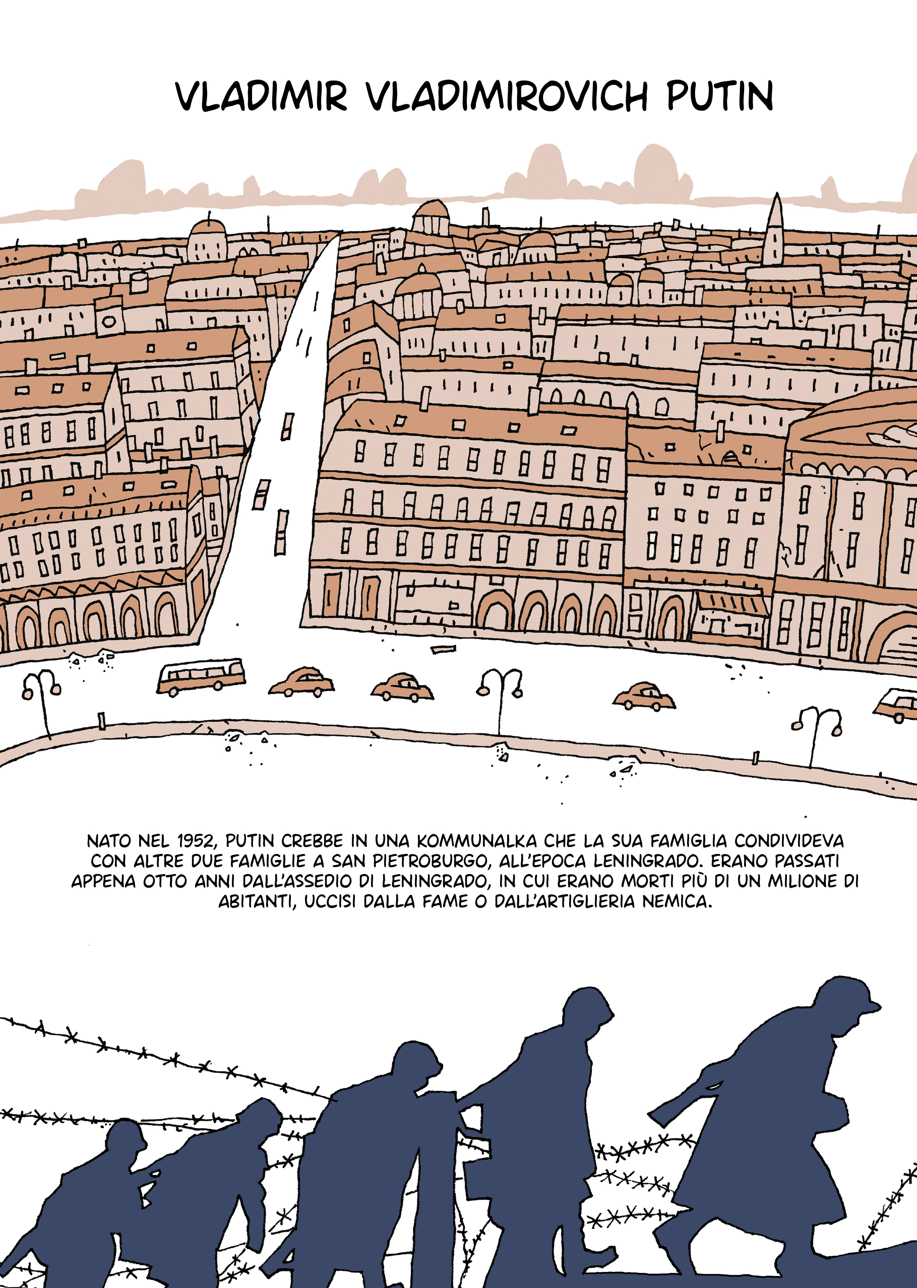 BeccoGiallo Putin e la Russia graphic novel 160 pp colori Cunningham