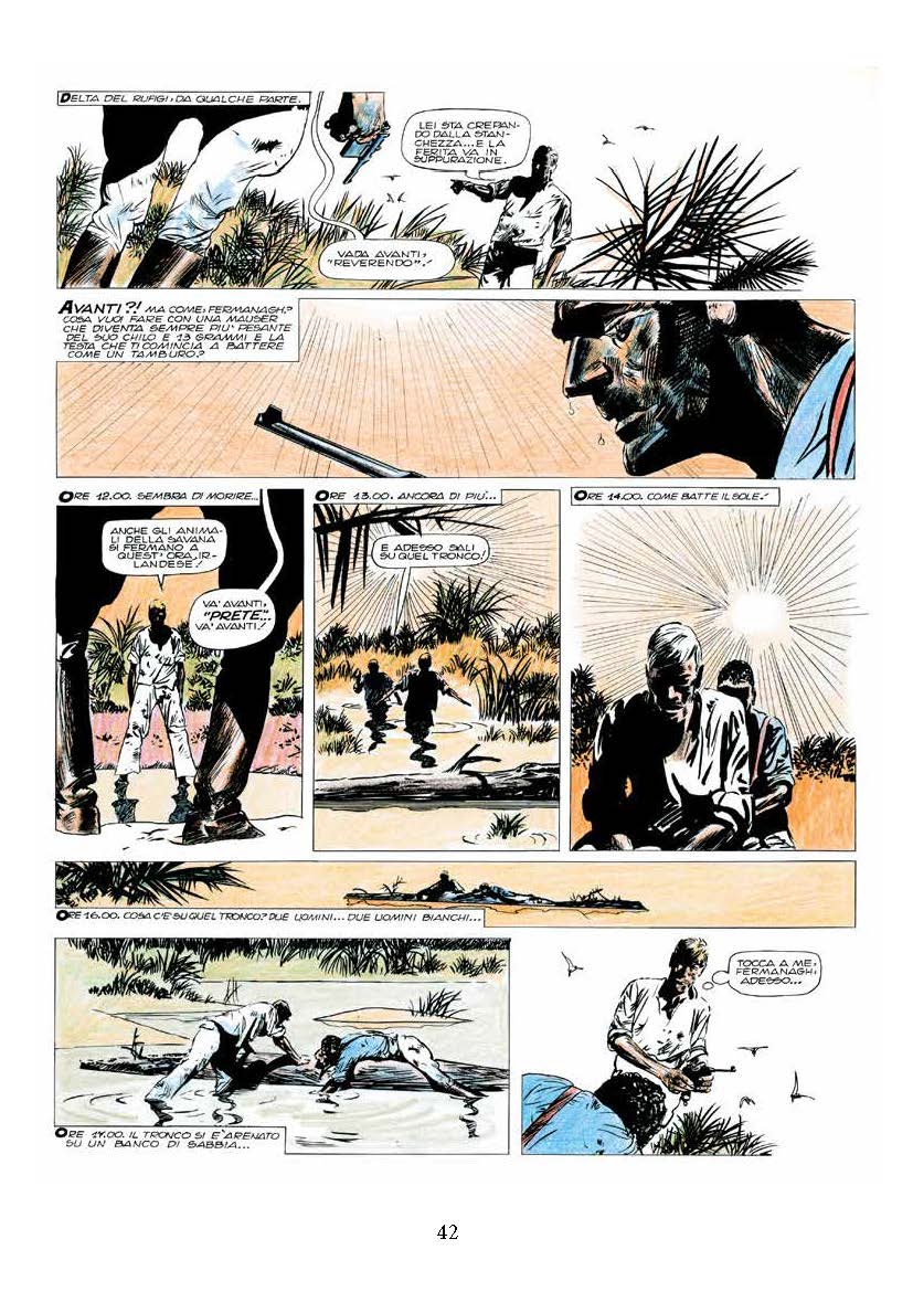 Attilio Micheluzzi L'uomo del Tanganyka fumetto avventura brossurato
