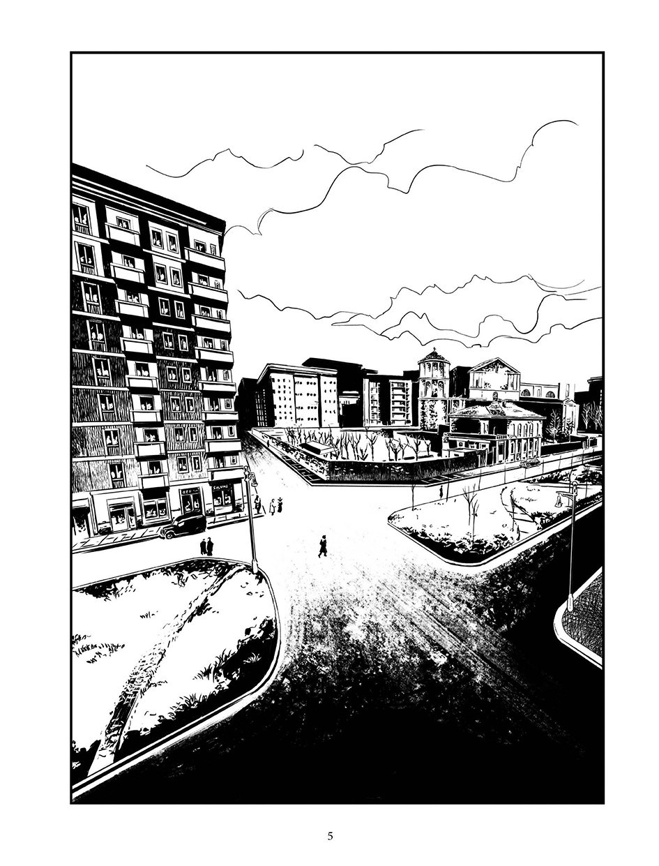Nicola Pesce Nuvole Milano Criminale La rapina del secolo fumetto