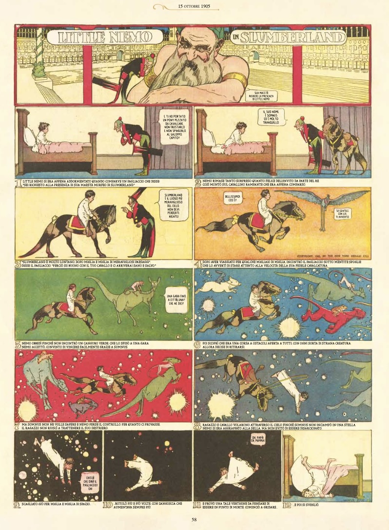 Nicola Pesce Origini Little Nemo in Slumberland fumetto classico