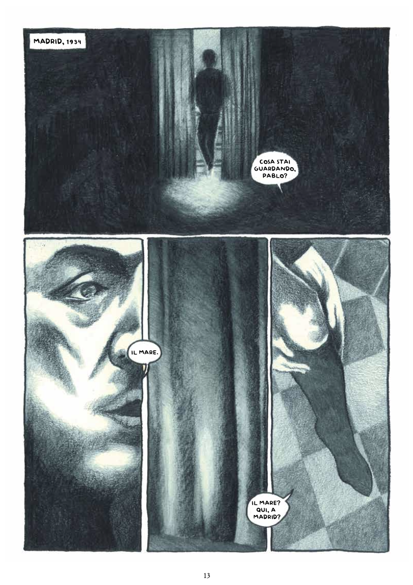 Nicola Pesce Pablo Neruda Il poeta ragazza oceano graphic novel